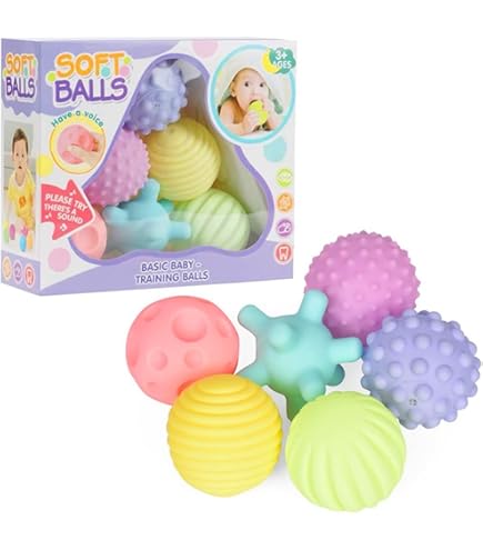 علبة كور سيليكون اشكال عشوائية - 6 قطع