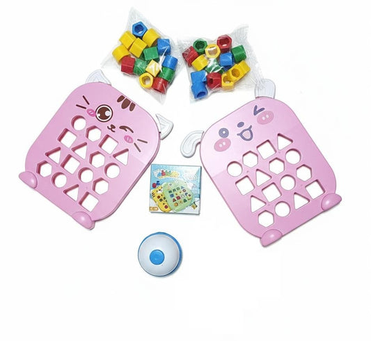 لعبة تحدى مطابقة الأشكال، لتنمية الذكاء والتركيز للأطفال مع جرس العاب جماعية مينتسورى