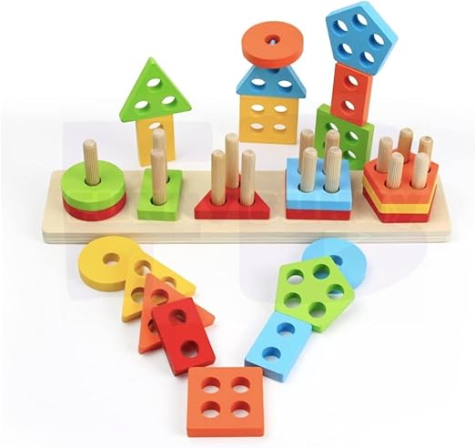 لوح تطابق الاشكال الخماسي